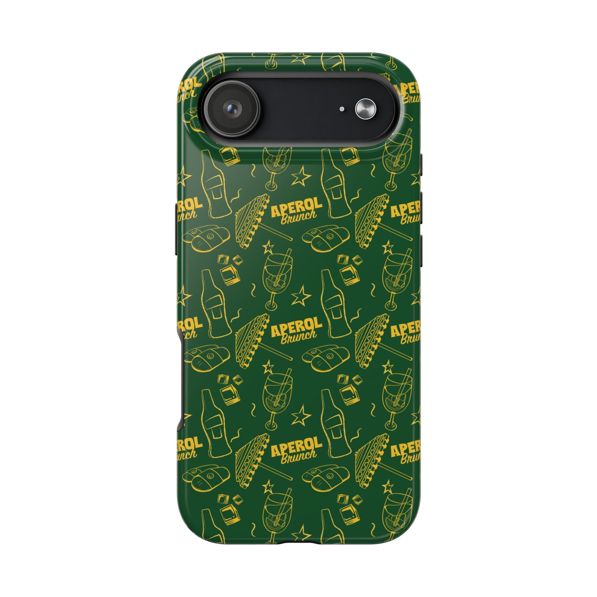 Aperol Brunch Tough Phone Case — Citrus Cocktail Protective Cover