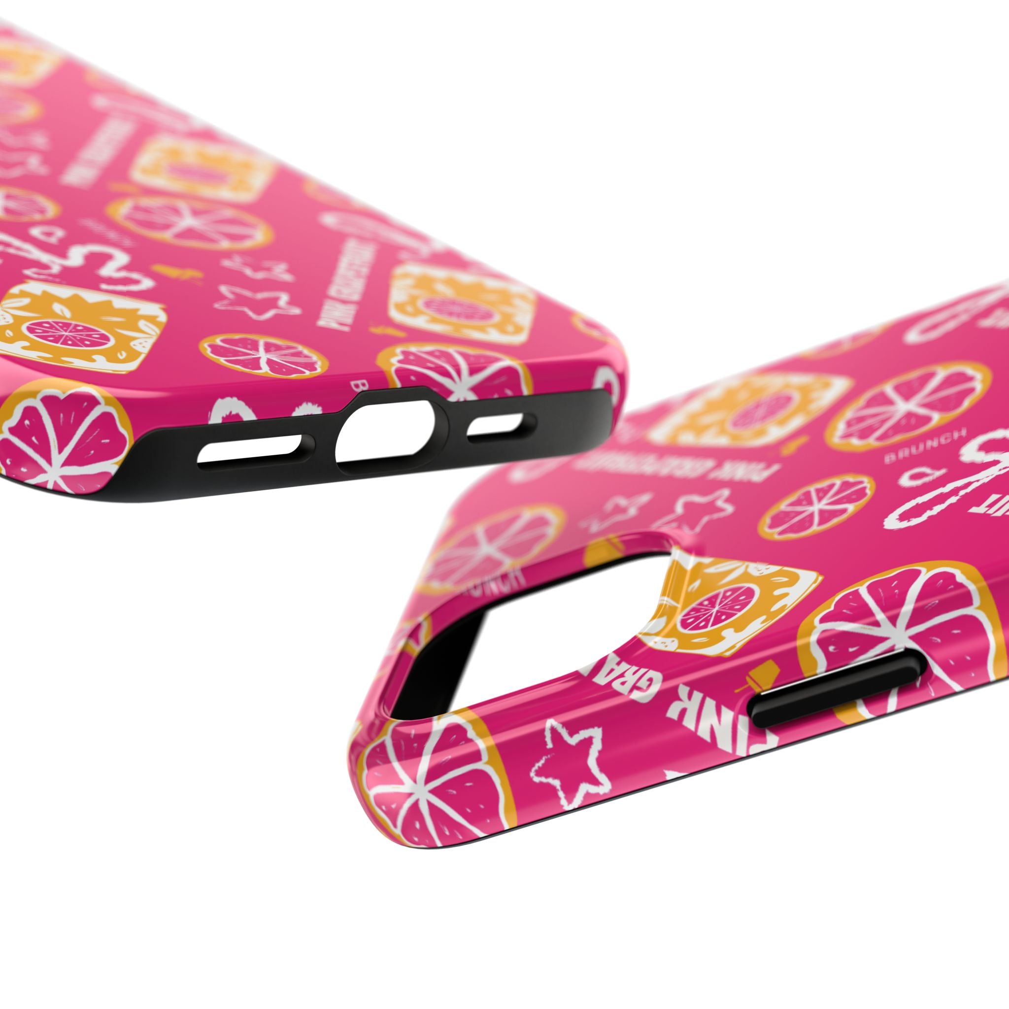 Pink Grapefruit Fruit CollectionTough Phone Case — Pink Aperol Inspired Design