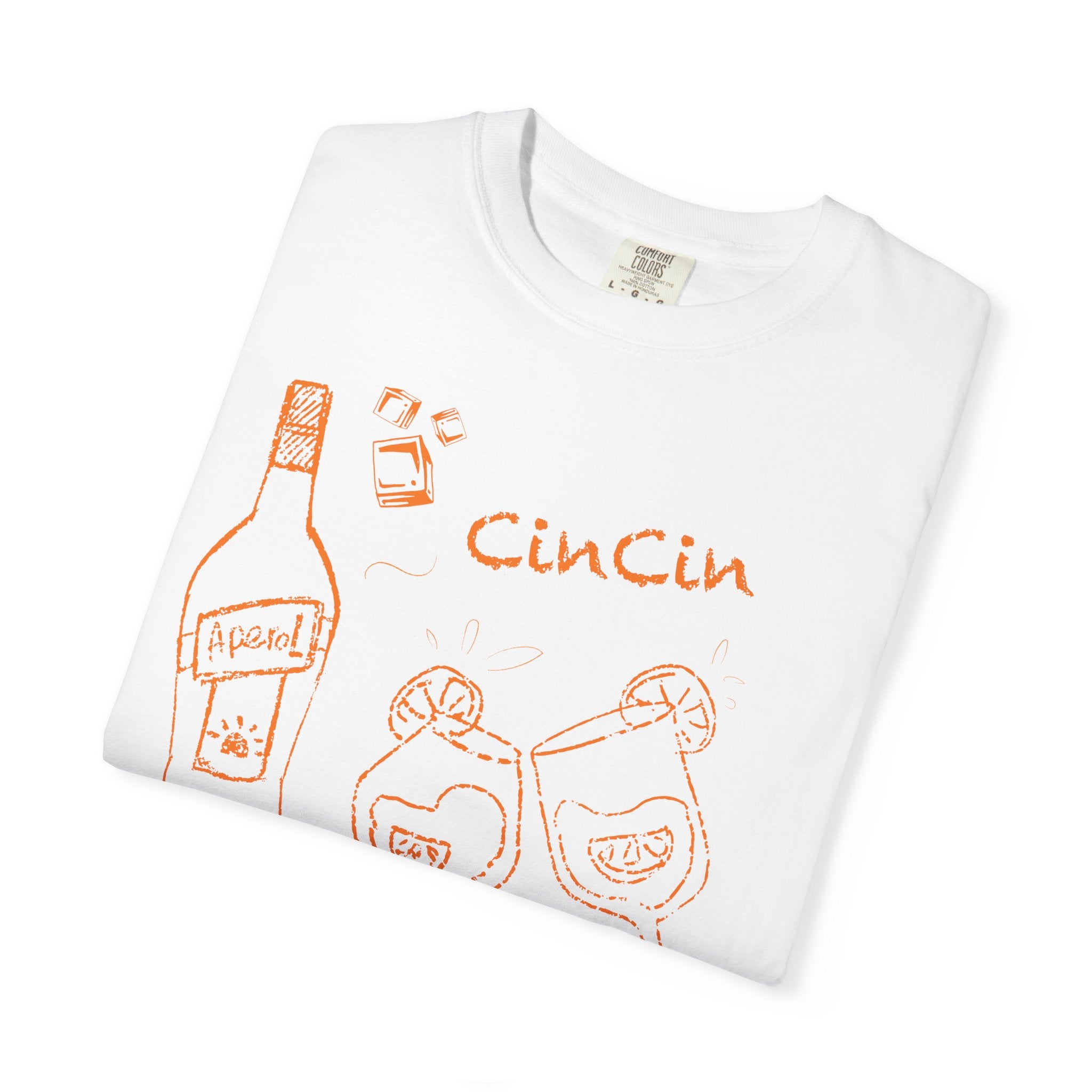 Cin Cin Aperol Shirt —  Summer Cocktail Party Tee