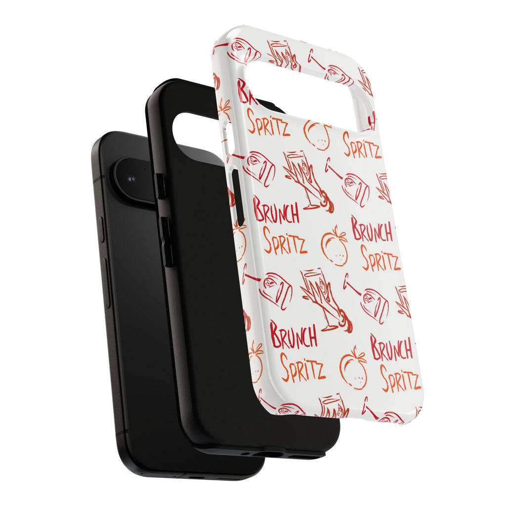 Brunch Spritz Phone Case — Red & Orange Aperol Inspired Design