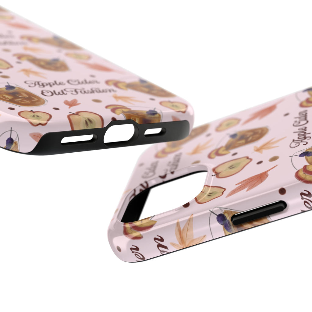 Apple Cider Old Fashioned Tough Phone Case – Light Pink Apple Cider Collection Inspired Design