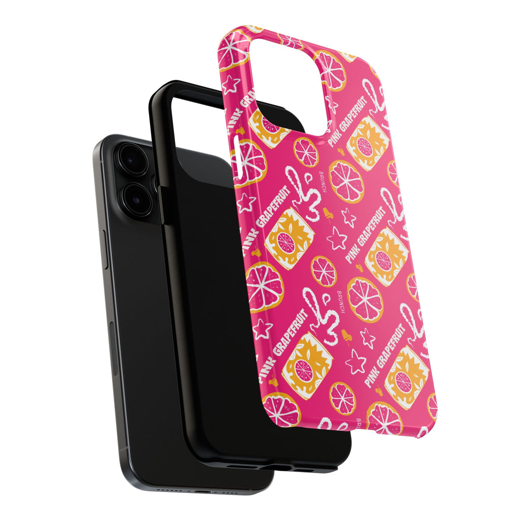 Pink Grapefruit Fruit CollectionTough Phone Case — Pink Aperol Inspired Design