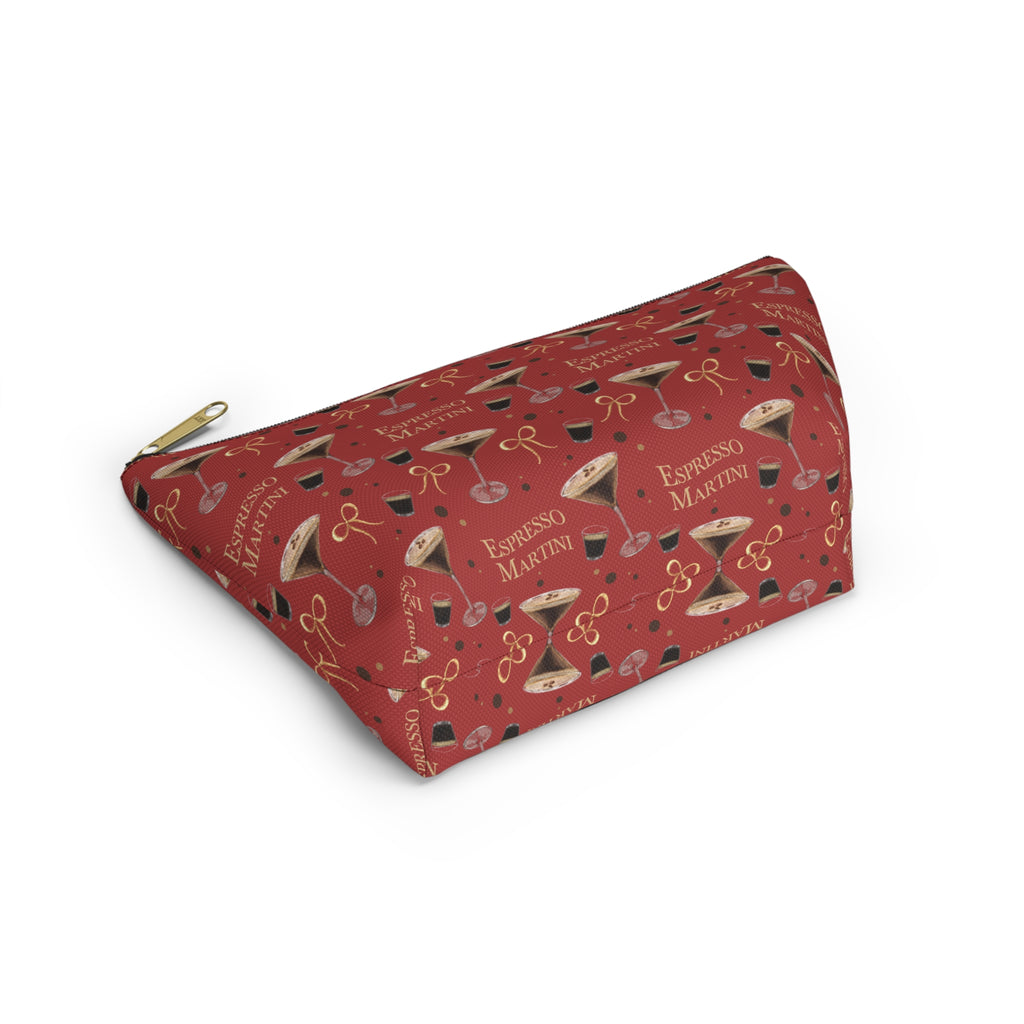 Espresso Martini Accessory Pouch — Red Espresso Collection Inspired Design