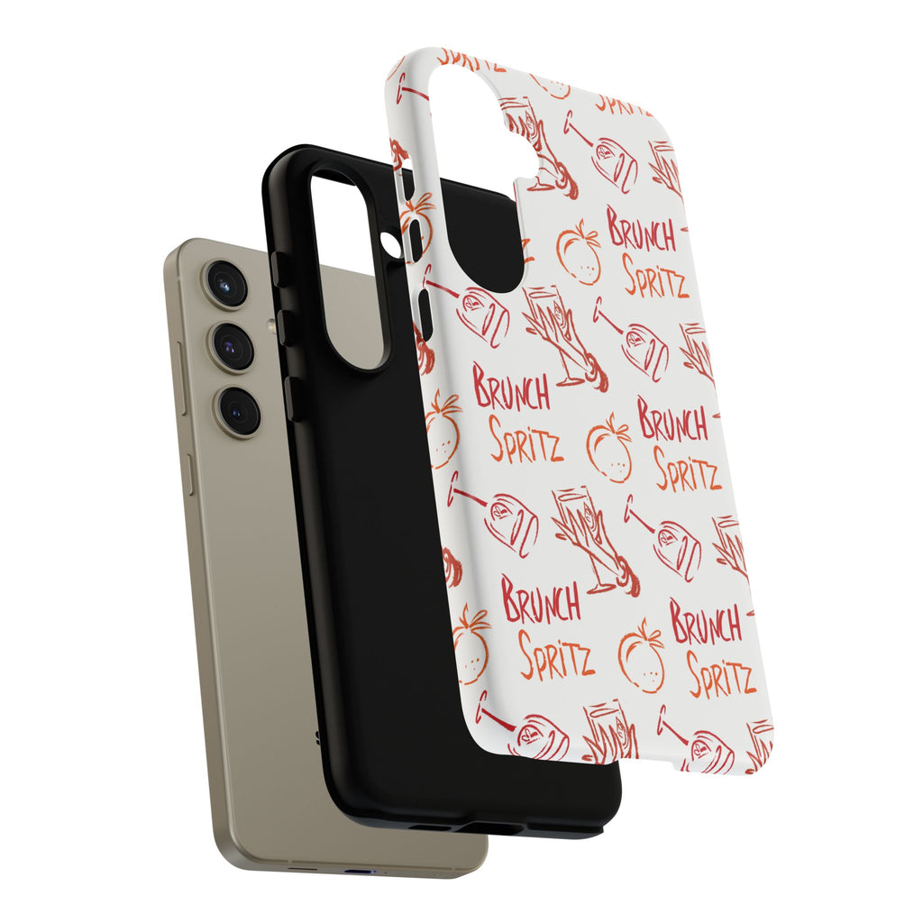 Brunch Spritz Phone Case — Red & Orange Aperol Inspired Design