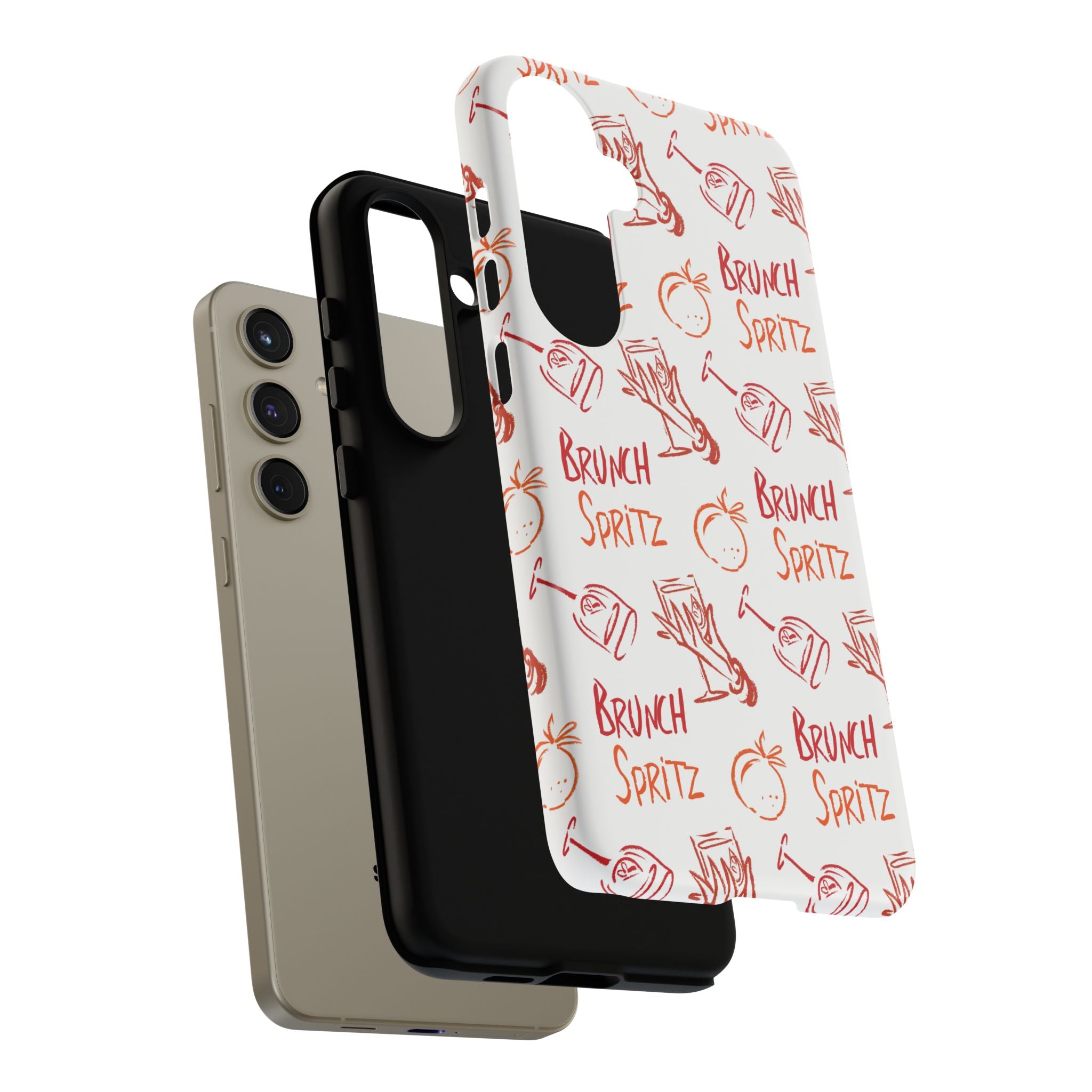 Brunch Spritz Phone Case — Red & Orange Aperol Inspired Design