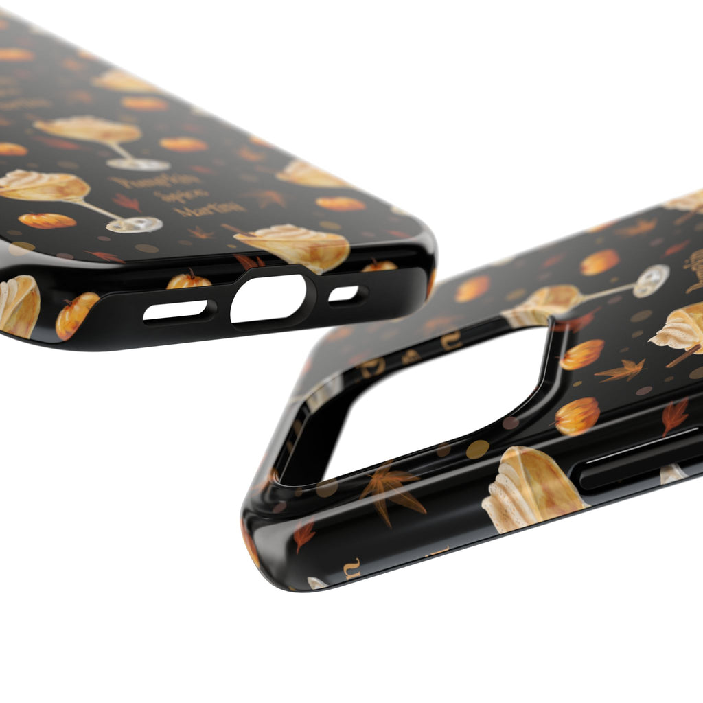 Pumpkin Spice Martini Tough Phone Case — Black Pumpkin Collection Inspired Design
