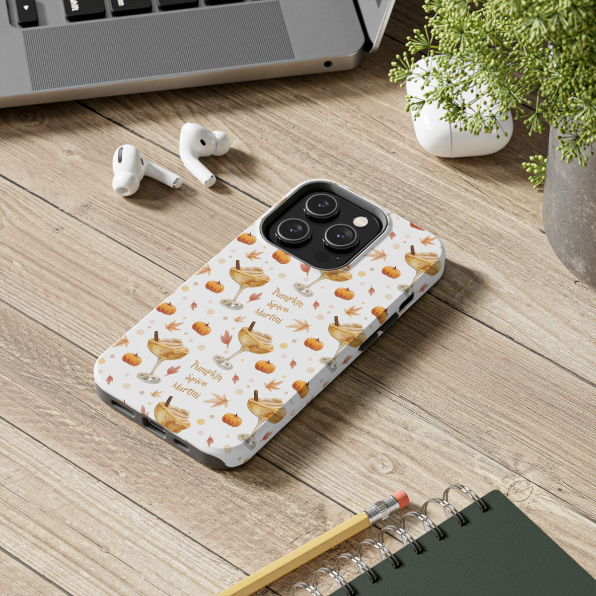 Pumpkin Spice Martini Tough Phone Case — White Pumpkin Collection Inspired Design