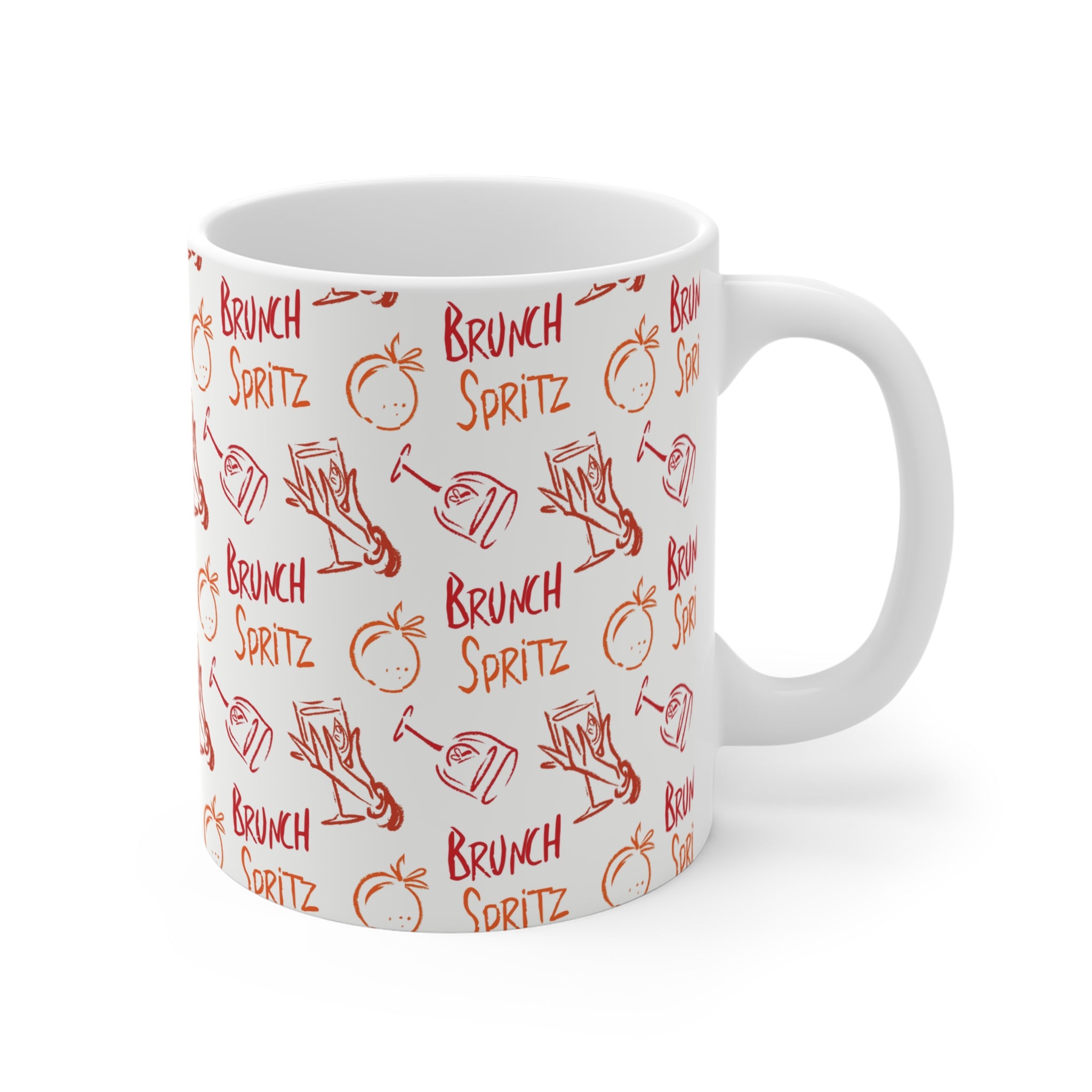 Brunch Spritz 11oz Coffee Mug — White Brunch Collection Inspired Design