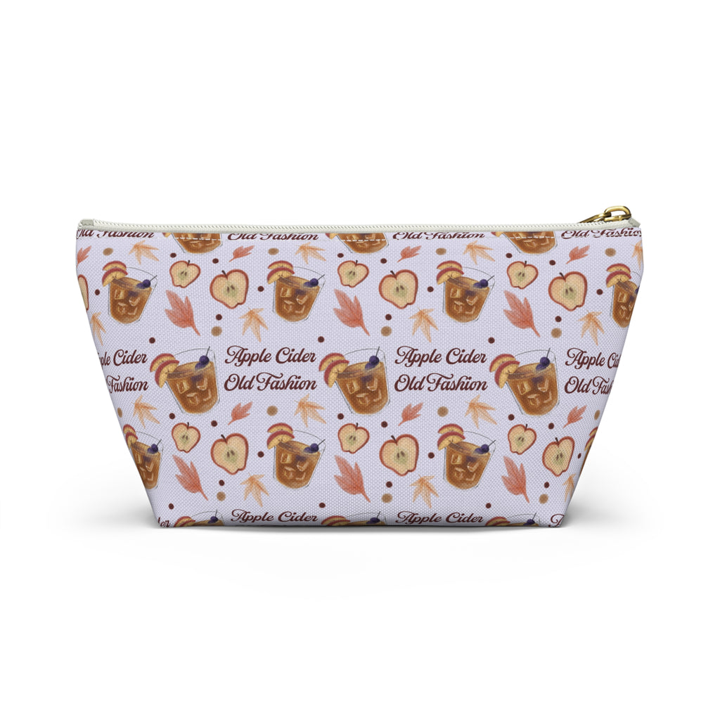 Apple Cider Old Fashioned Accessory Pouch  — Light Violet Apple Cider Collection Inspired Design