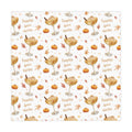 Pumpkin Spice Martini Tablecloth — White Pumpkin Collection Inspired Design