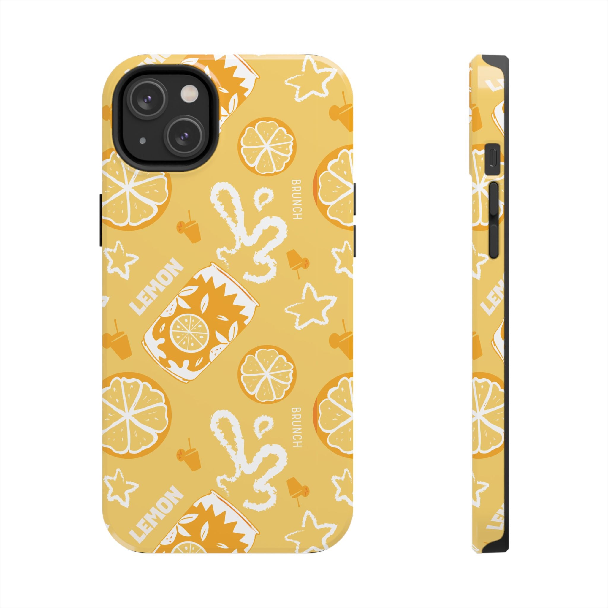 Lemon Brunch Tough Phone Case — Citrus Summer Pattern