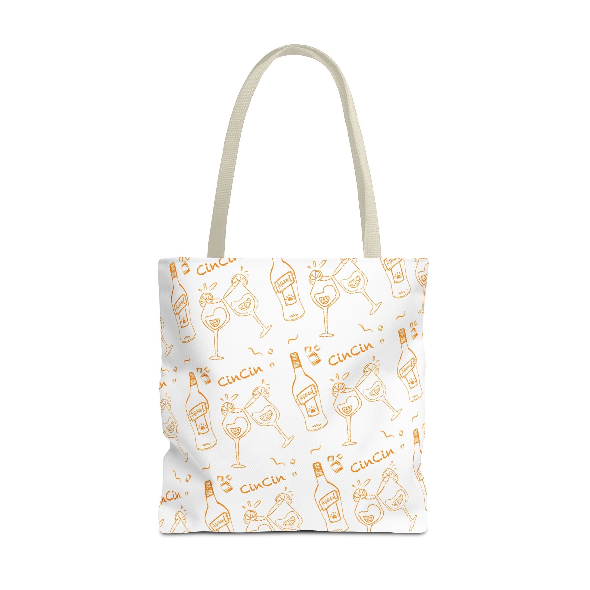 Cin Cin Tote Bag — White Cin Cin Brunch Inspired Design