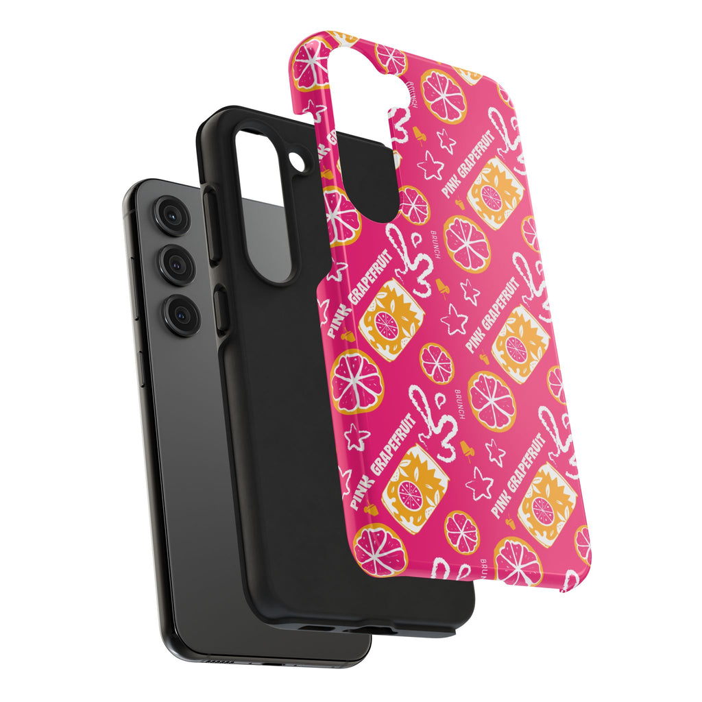 Pink Grapefruit Fruit CollectionTough Phone Case — Pink Aperol Inspired Design