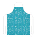 Cin Cin Apron — Turquoise Cin Cin Brunch Inspired Design