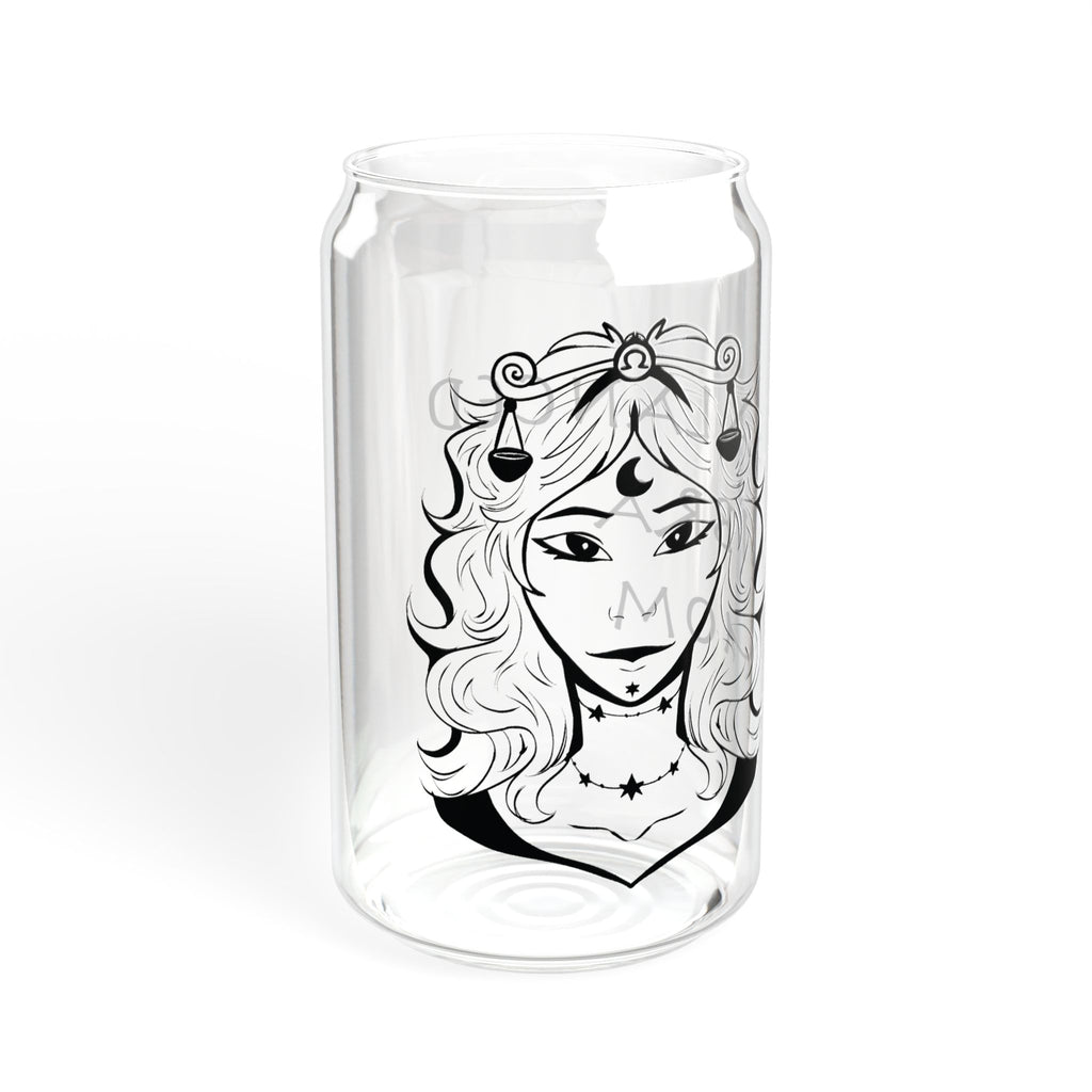Libra Mom Glass Cup – 16oz Zodiac Gift for Mom | Astrology Drinkware