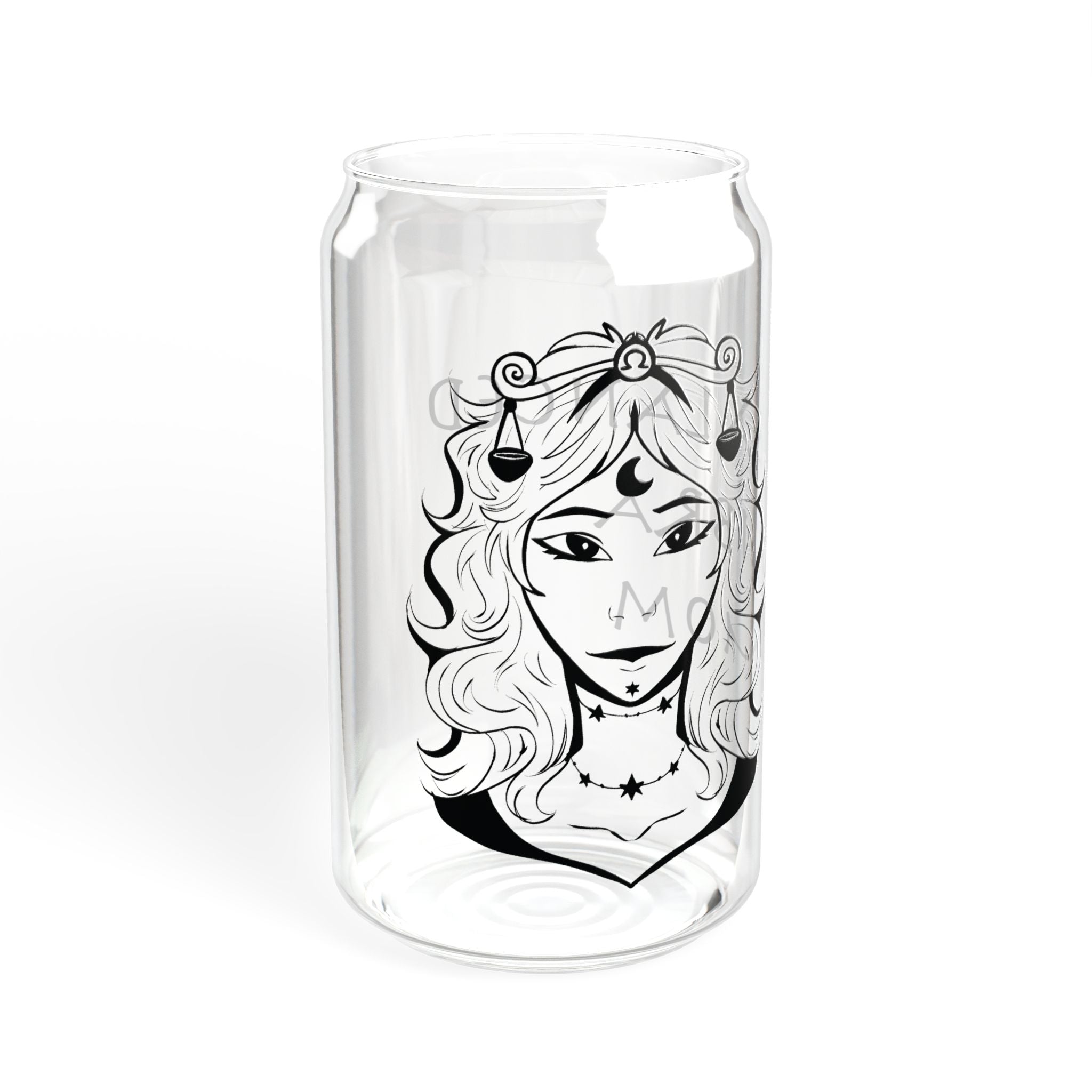 Libra Mom Glass Cup – 16oz Zodiac Gift for Mom | Astrology Drinkware
