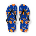 Aperol Spritz Flip Flops — Summer Cocktail Pattern Beach Sandals