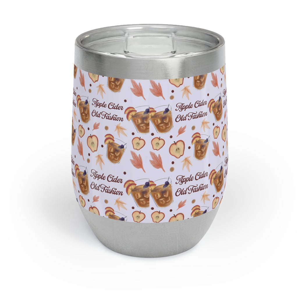 Apple Cider Old Fashioned Wine Tumbler — Light Violet Apple Cider Collection Inspired Design
