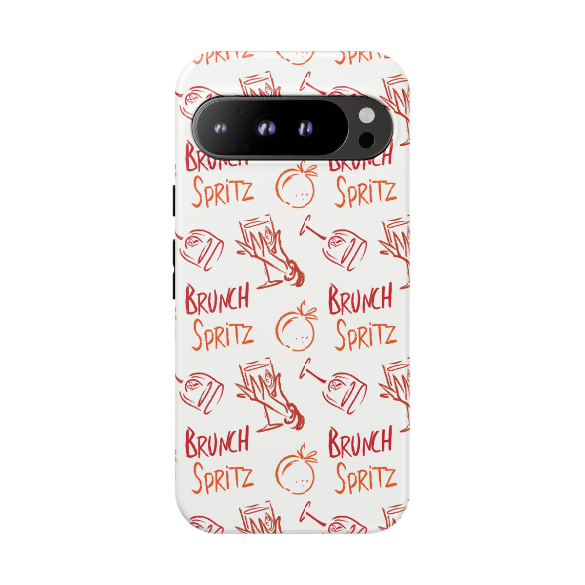 Brunch Spritz Phone Case — Red & Orange Aperol Inspired Design