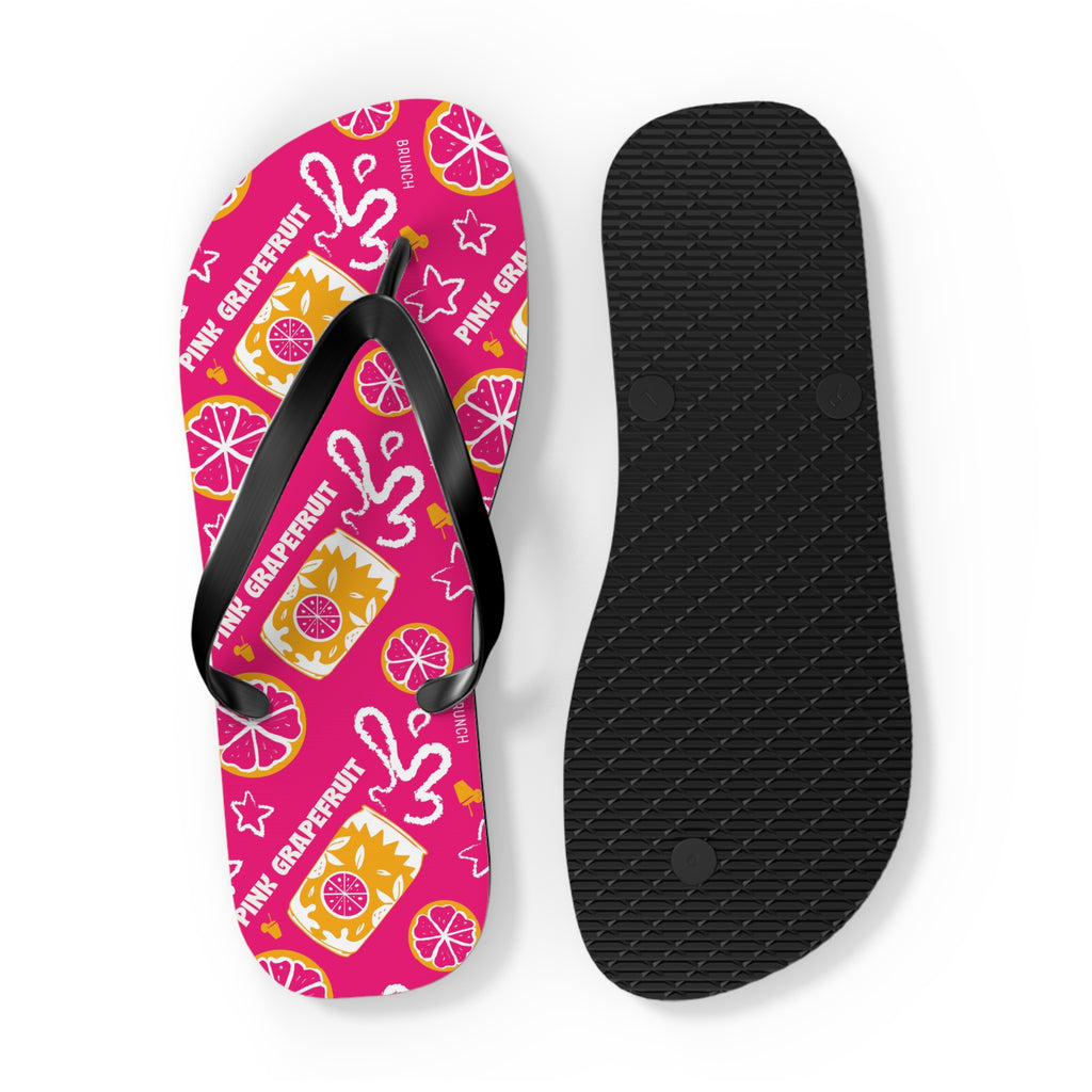 Pink Grapefruit Fruit Flip Flops – Pink Grapefruit Collection Inspired Design