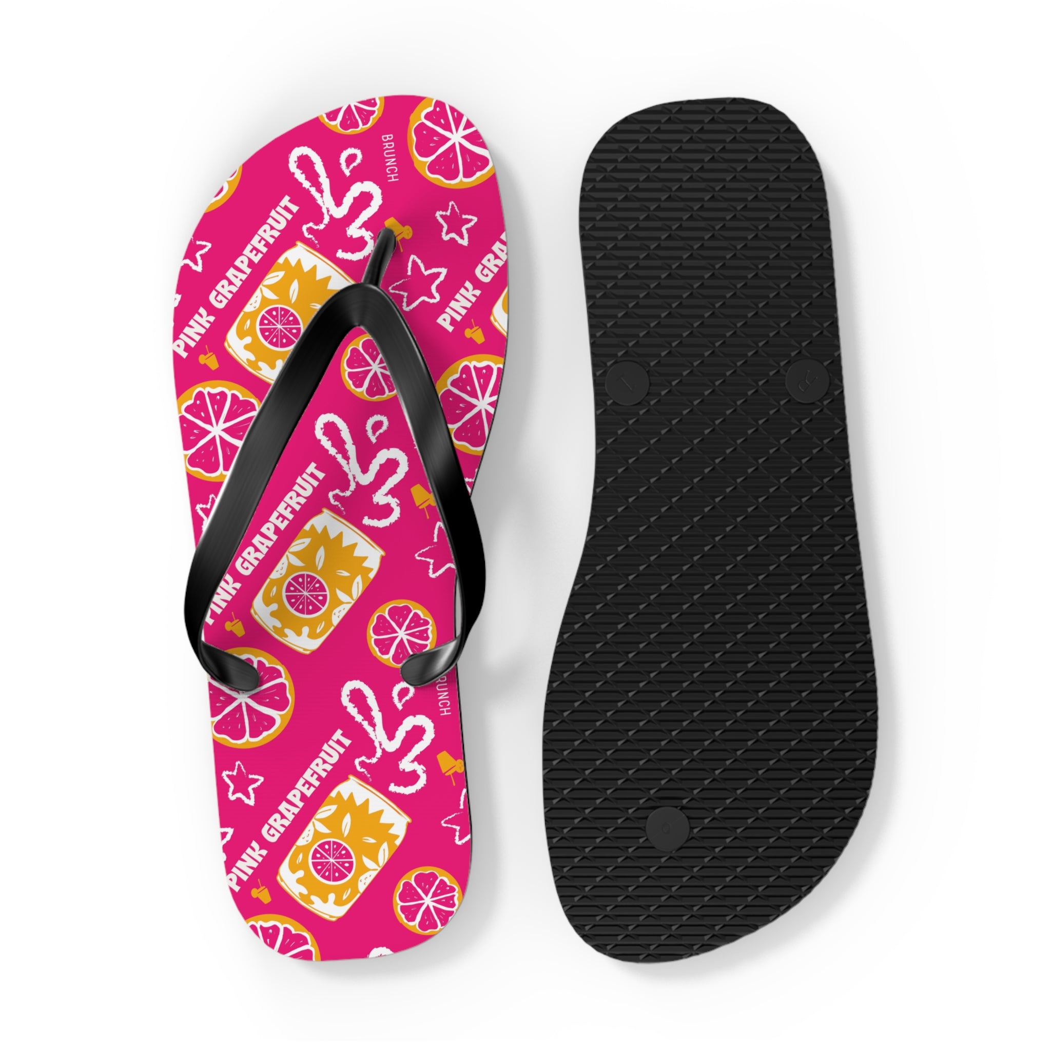Pink Grapefruit Fruit Flip Flops – Pink Grapefruit Collection Inspired Design