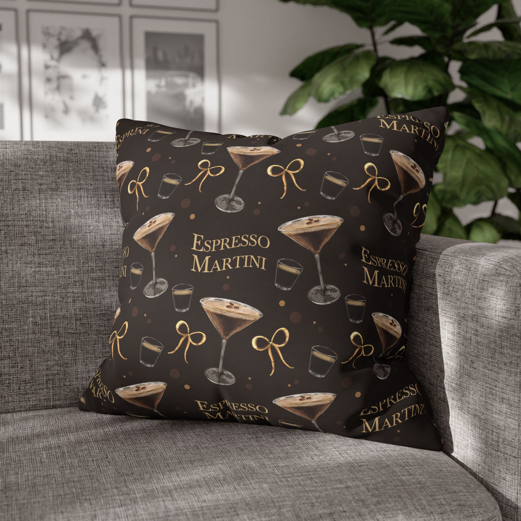 Espresso Martini Pillowcase — Dark Brown Espresso Collection Inspired Design