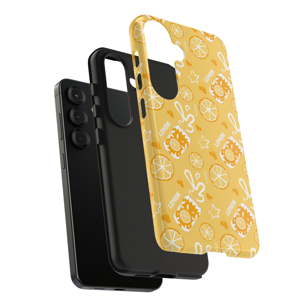 Lemon Brunch Tough Phone Case — Yellow Aperol Inspired Design