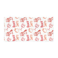 Brunch Spritz Beach Towel – Orange & Red Aperol Inspired Design