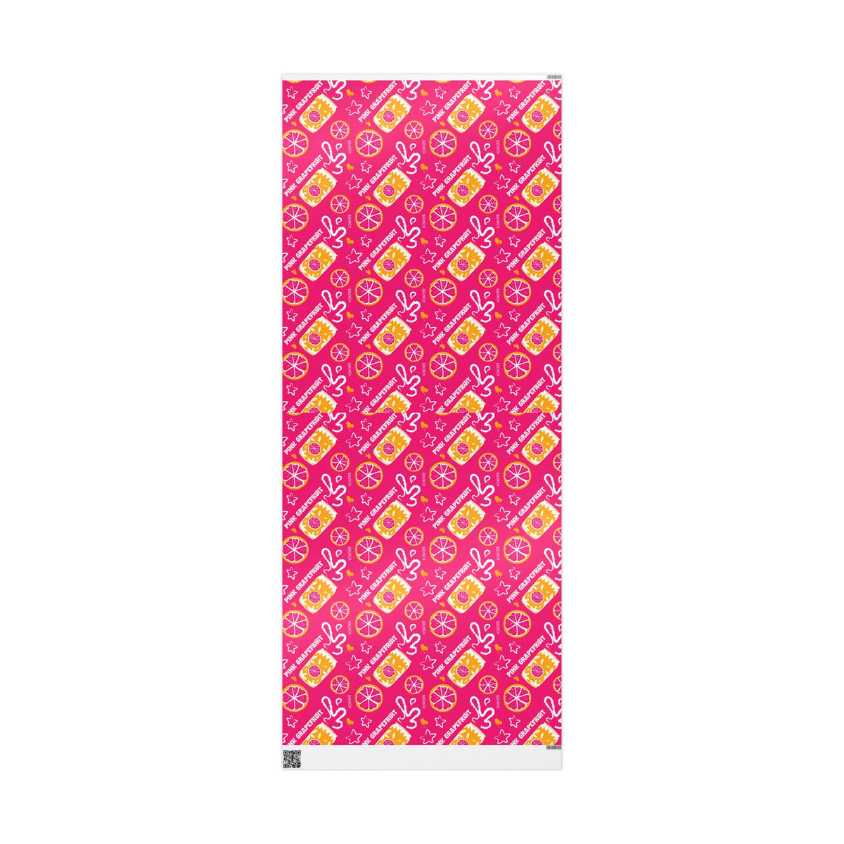 Grapefruit Fruit Brunch Peel Wrapping Paper Roll — Pink Grapefruit Brunch Collection Inspired Design