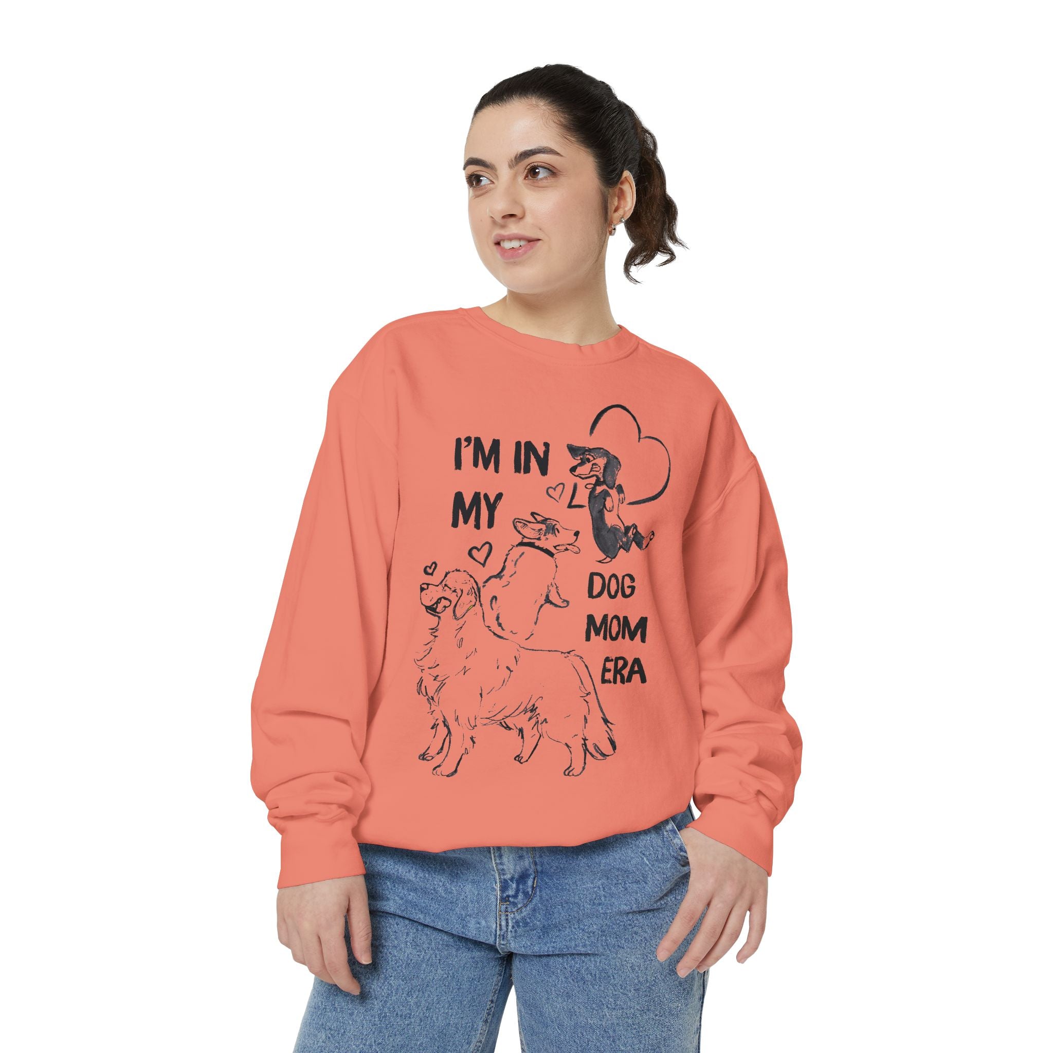 I’m In My Dog Mom Era Sweatshirt – Cozy Dog Mom Crewneck | Gift for Dog Lovers