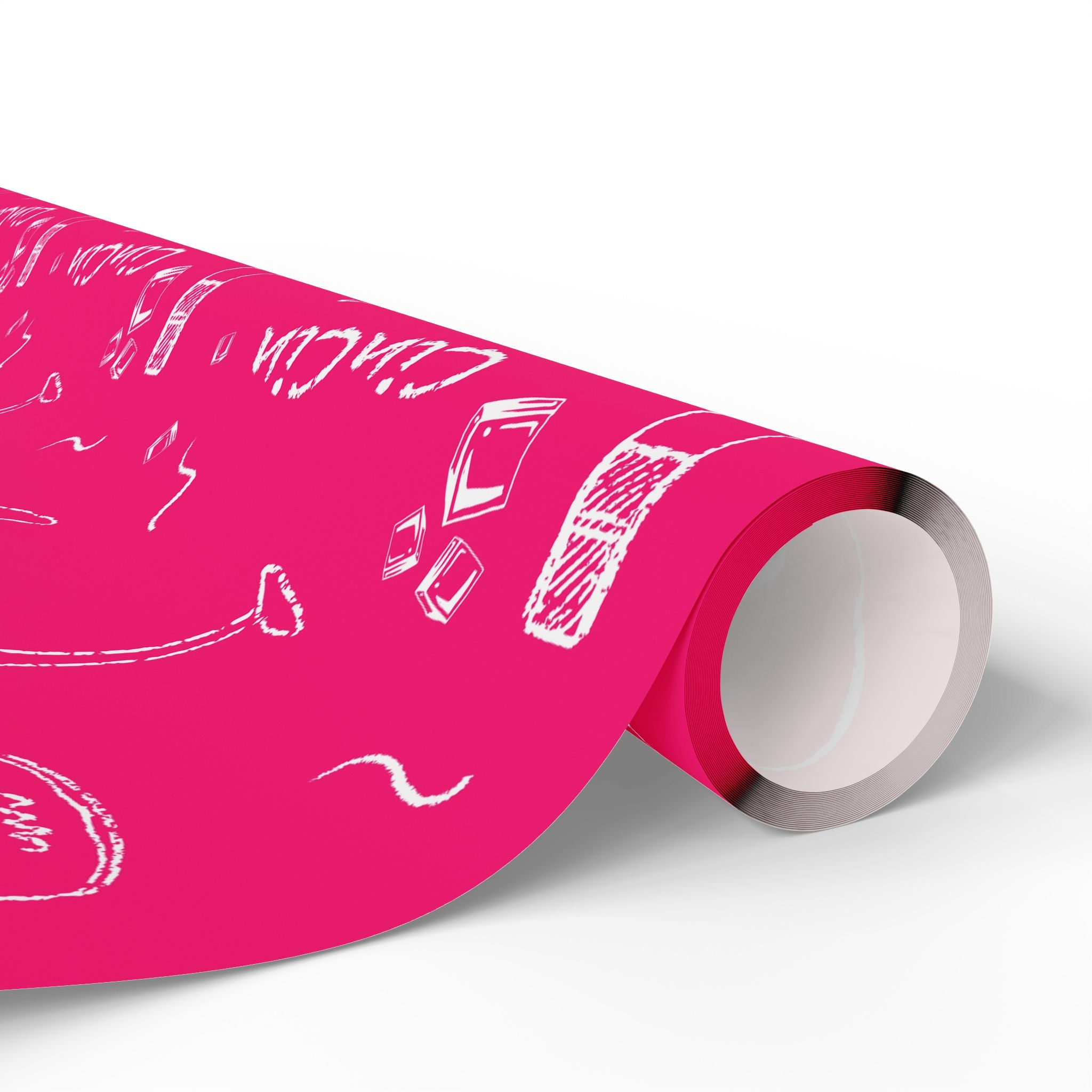 Cin Cin Peel Wrapping Paper Roll — Pink Cin Cin Collection Inspired Design