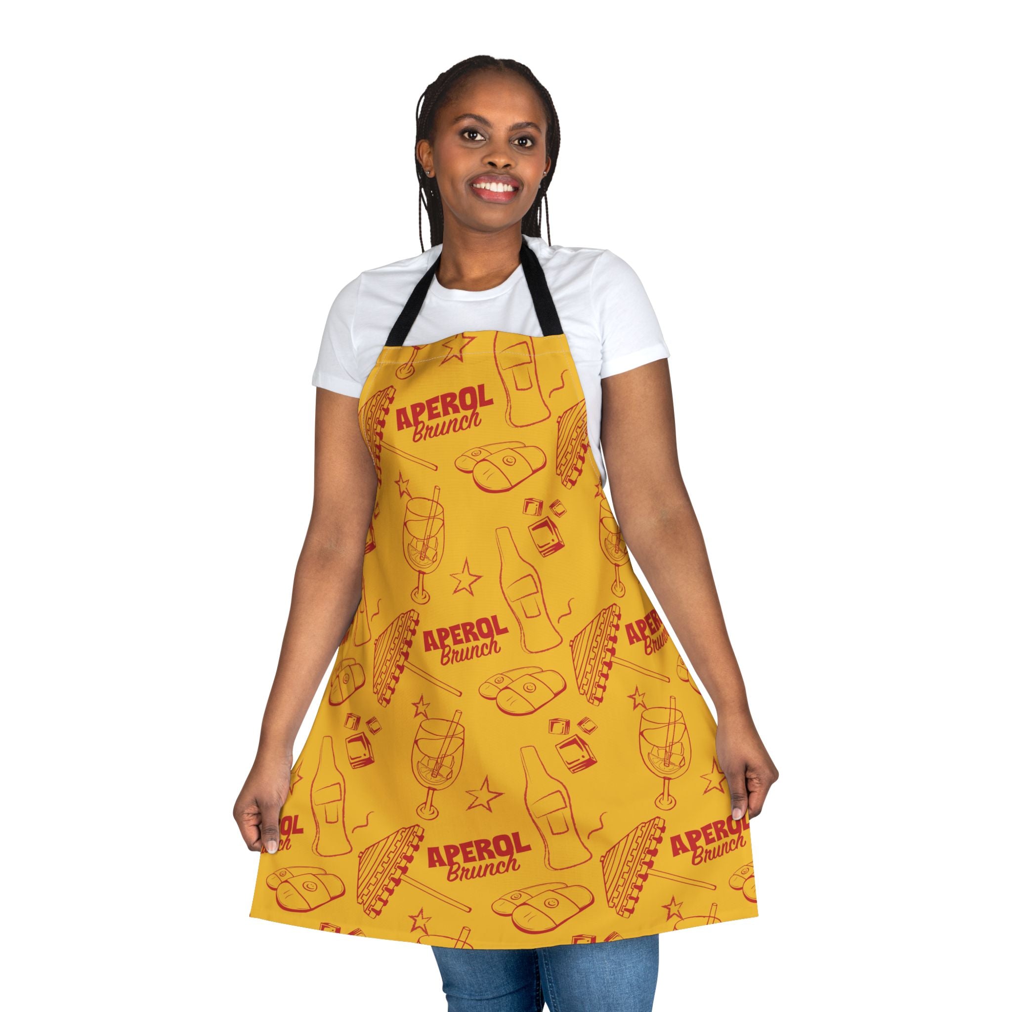 Aperol Brunch Apron — Aperol Yellow Collection Inspired Design
