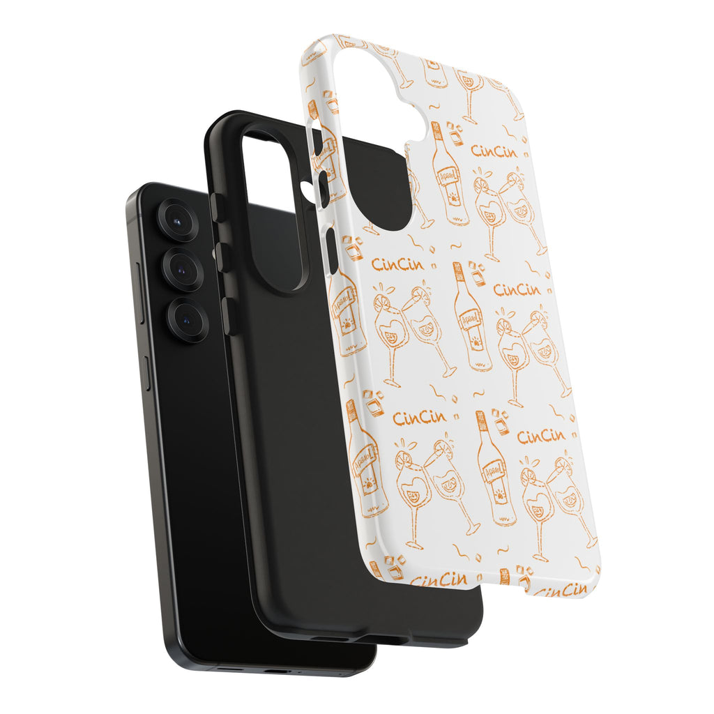 Cin Cin Spritz Tough Phone Case — White Cin Cin Brunch Collection Inspired Design