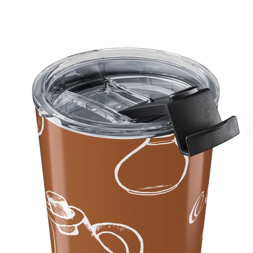 Olive Oil Pattern 20oz Tumbler | Italian Vibes Travel Mug