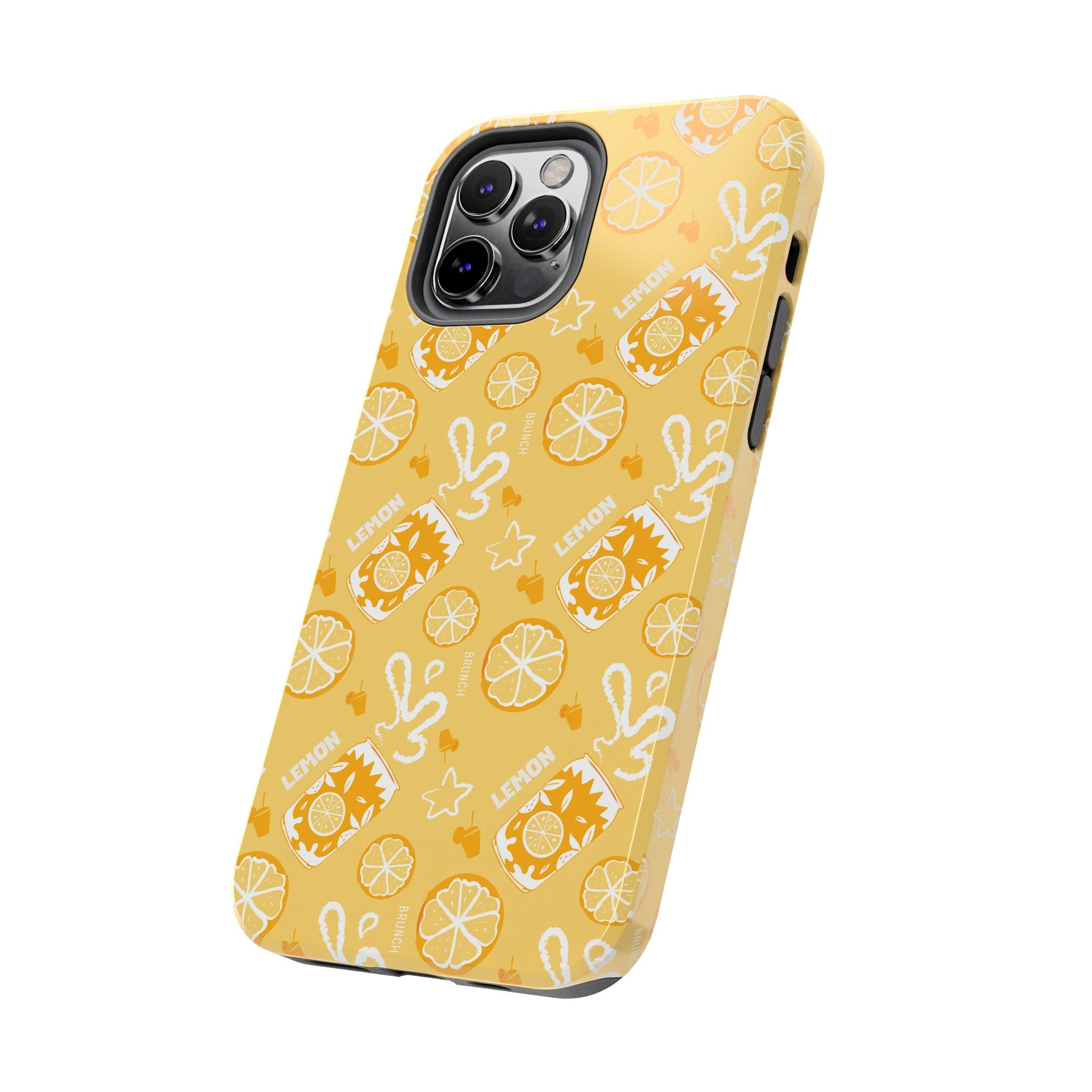 Lemon Brunch Tough Phone Case — Yellow Aperol Inspired Design