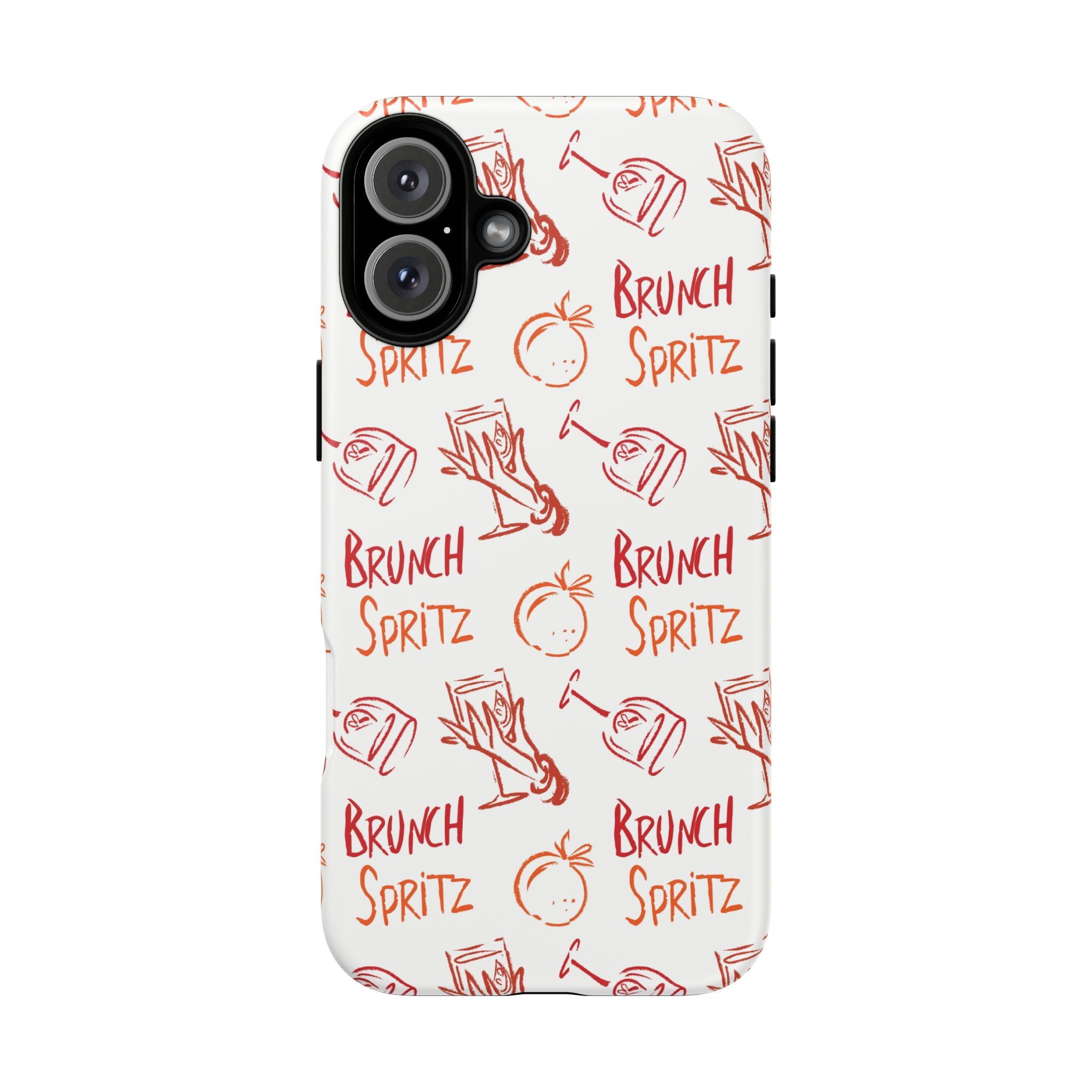 Brunch Spritz Phone Case — Red & Orange Aperol Inspired Design