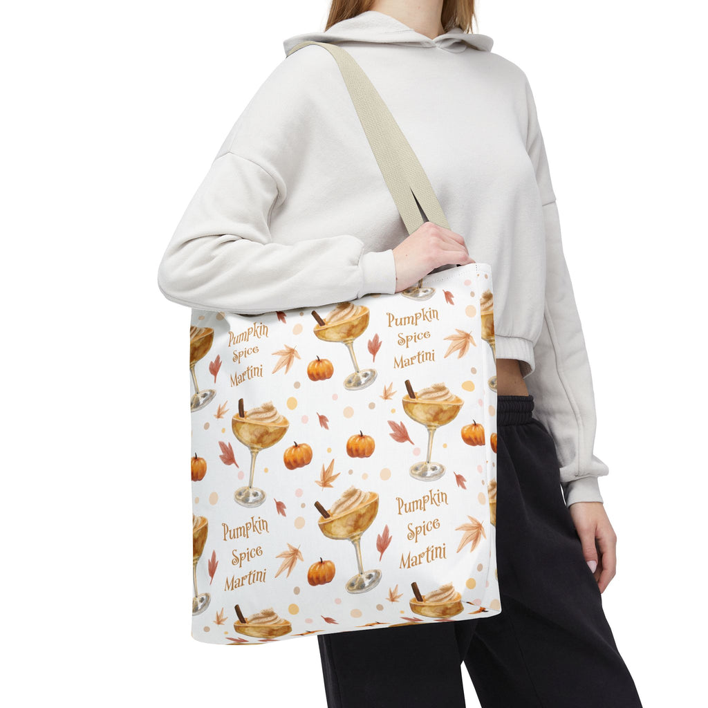 Pumpkin Spice Martini Tote Bag — White Pumpkin Collection Inspired Design