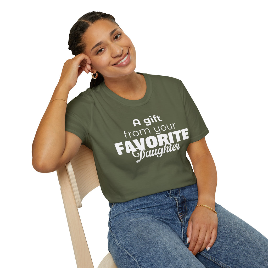 A Gift From Your Favorite Daughter T-Shirt – Funny Mom Gift for Mother’s Day