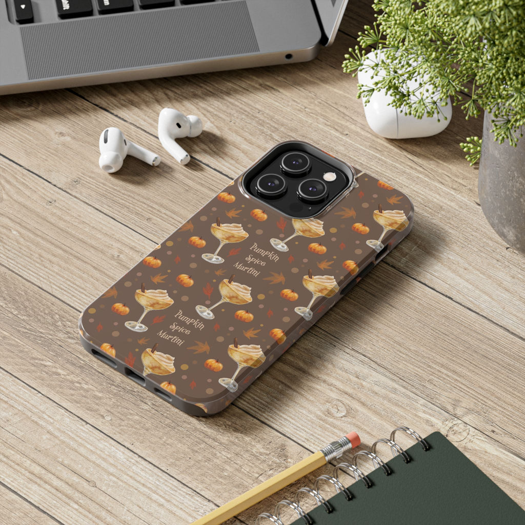 Pumpkin Spice Martini Tough Phone Case — Brown Pumpkin Collection Inspired Design