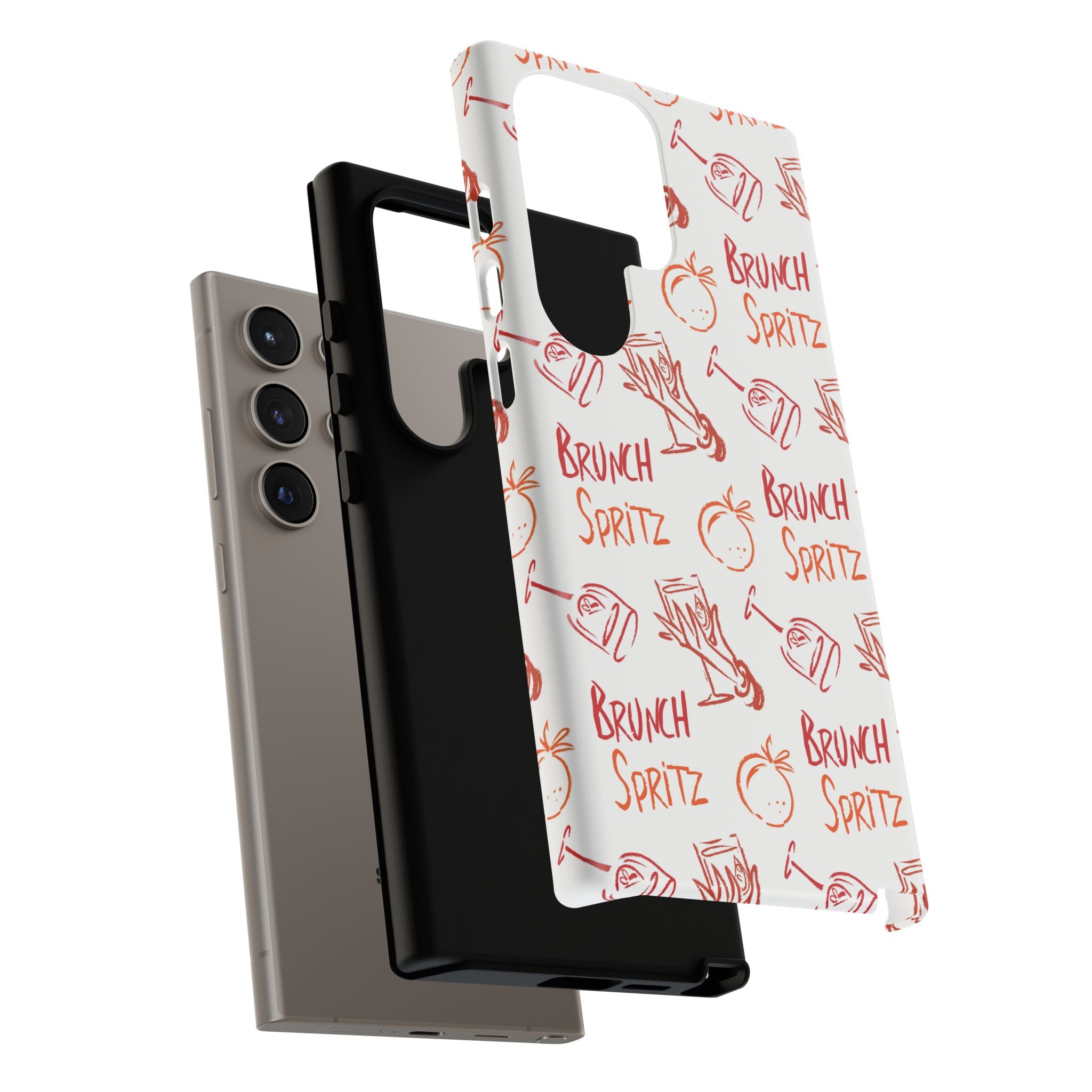 Brunch Spritz Phone Case — Red & Orange Aperol Inspired Design