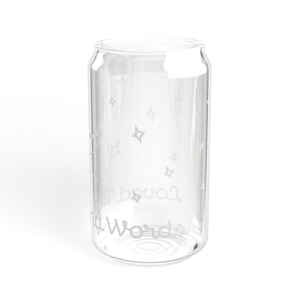 Moon & Stars 16oz Sipper Glass – Celestial Gift for Her | Loved Beyond Words