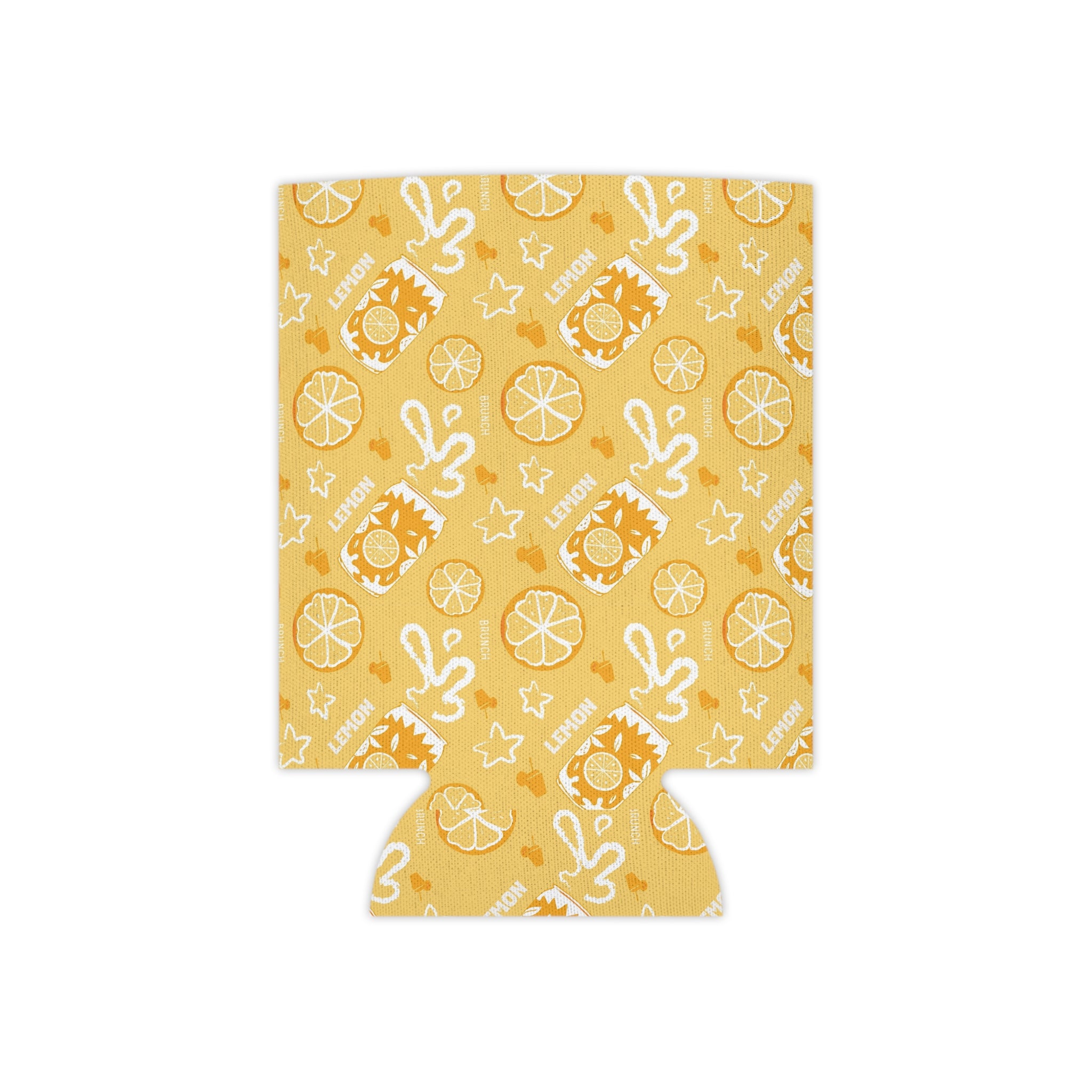 Lemon Brunch Fruit Can Cooler — Yellow Aperol Inspired Design