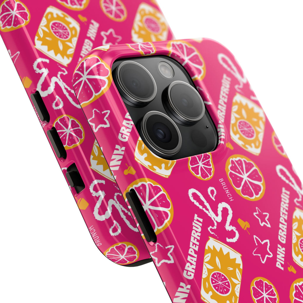 Pink Grapefruit Fruit CollectionTough Phone Case — Pink Aperol Inspired Design