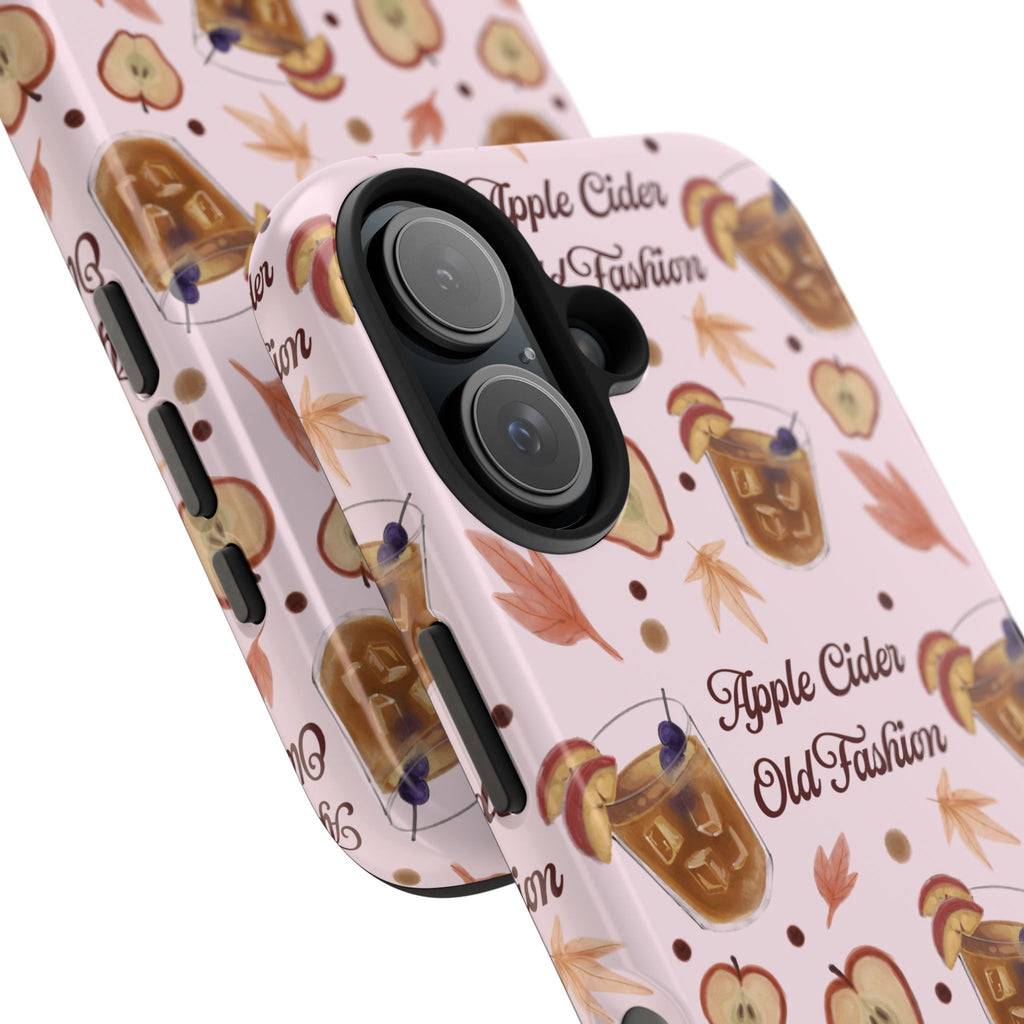 Apple Cider Old Fashioned Tough Phone Case – Light Pink Apple Cider Collection Inspired Design