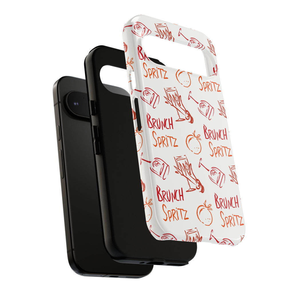 Brunch Spritz Phone Case — Red & Orange Aperol Inspired Design