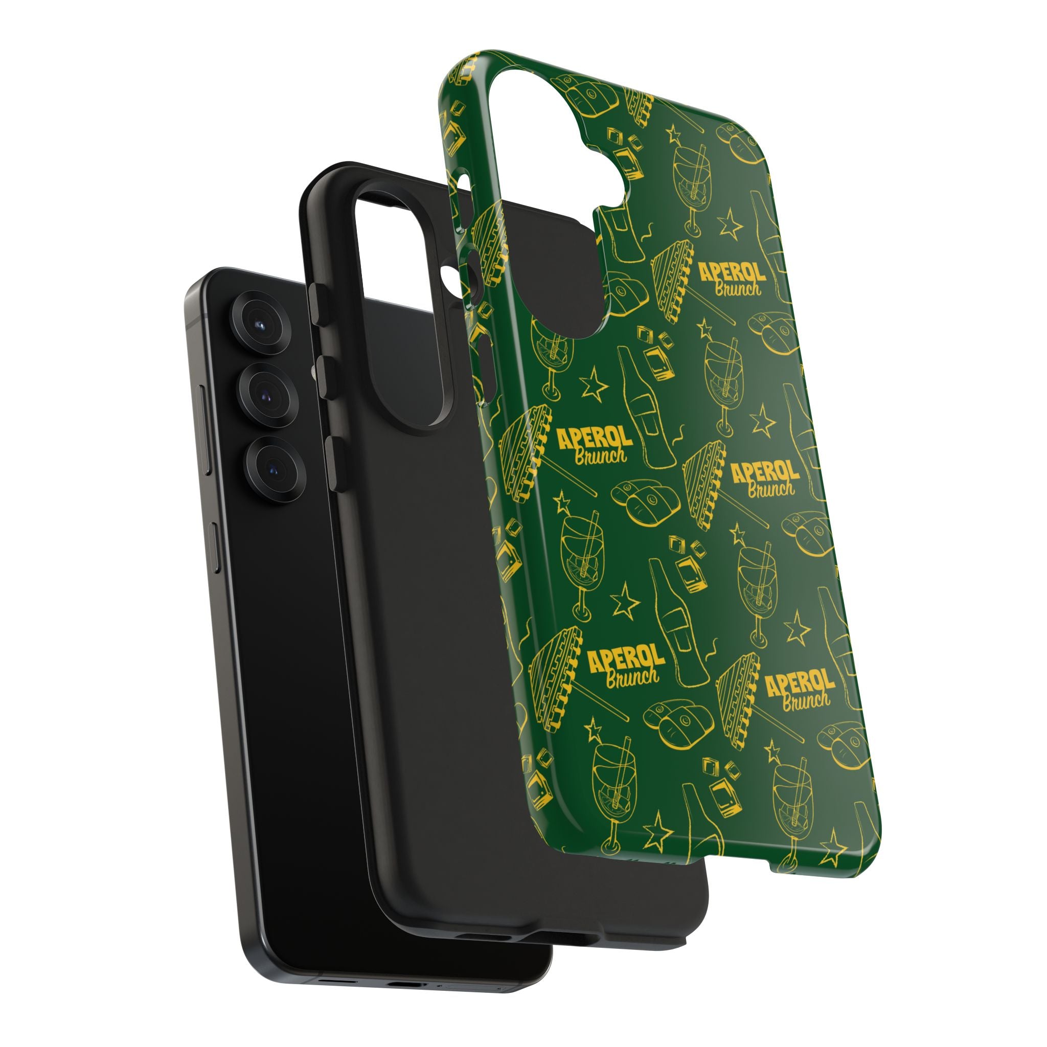 Aperol Brunch Tough Phone Case — Green Aperol Inspired Cover
