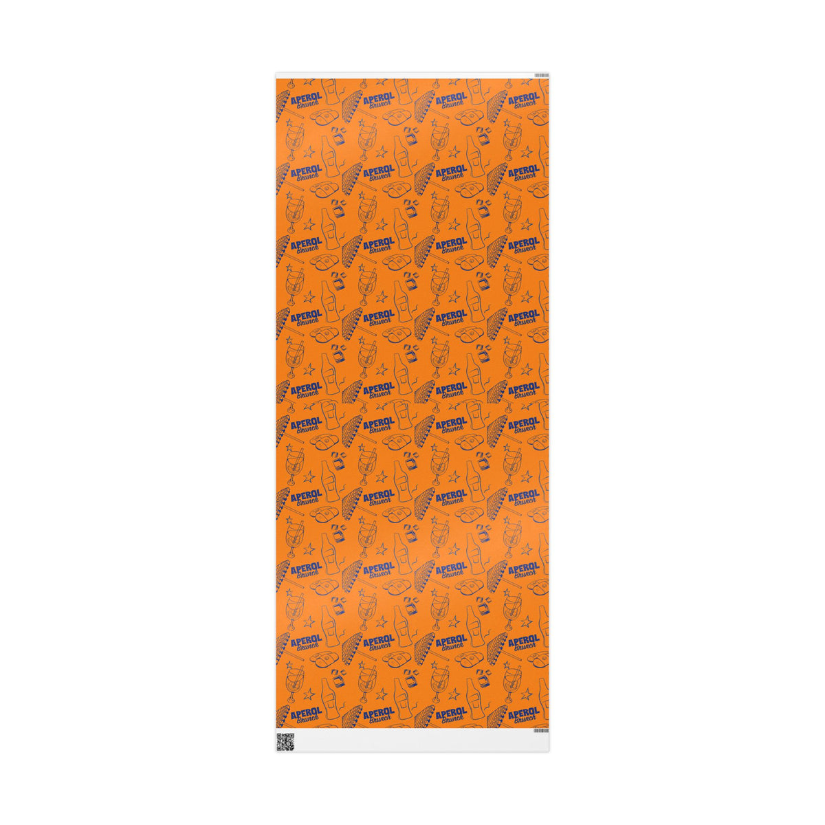Aperol Brunch Peel Wrapping Paper Roll — Orange Brunch Collection Inspired Design