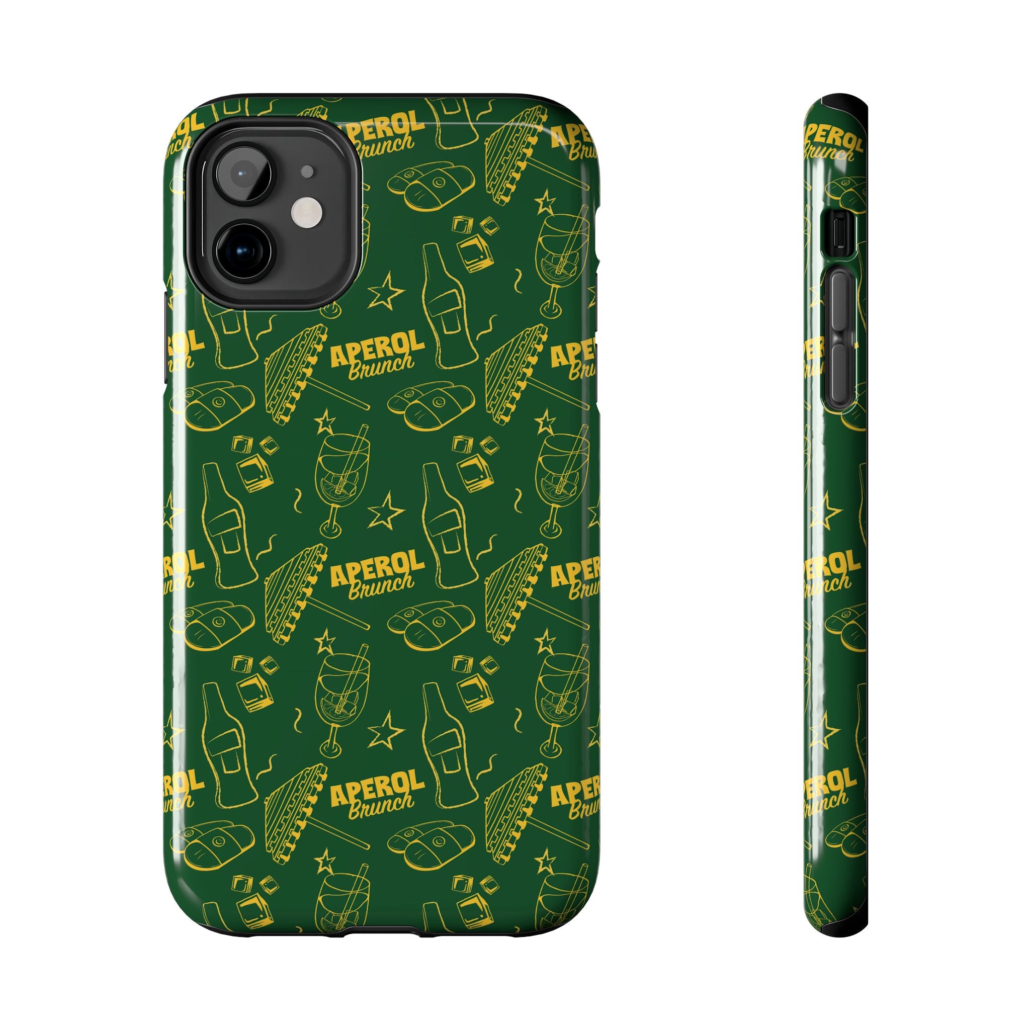 Aperol Brunch Tough Phone Case — Citrus Cocktail Protective Cover