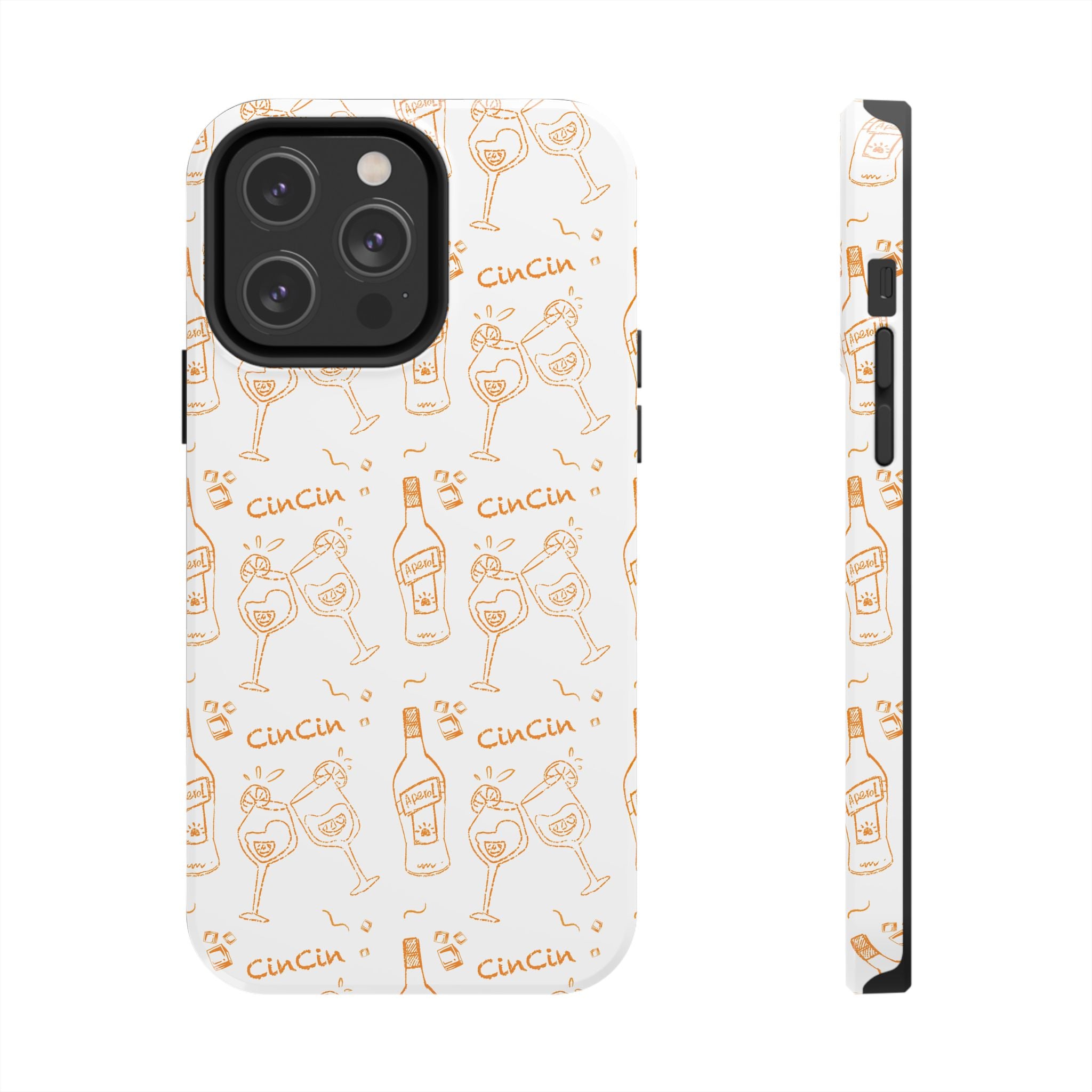 Cin Cin Spritz Tough Phone Case — White Cin Cin Brunch Collection Inspired Design
