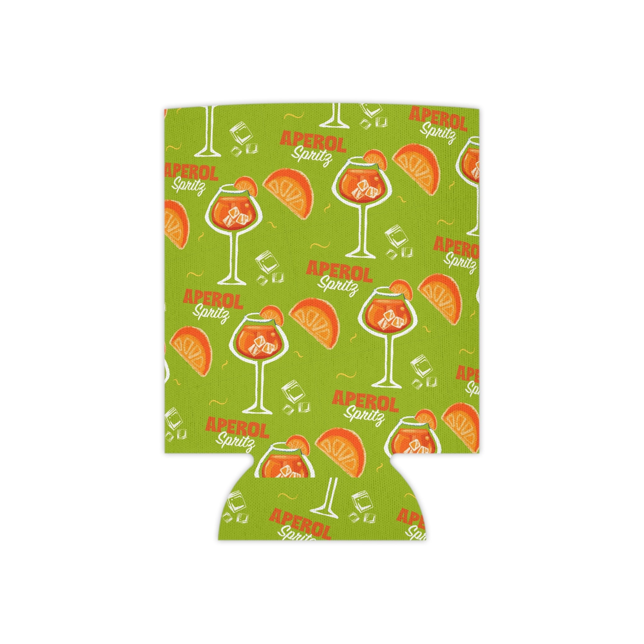 Aperol Spritz Can Cooler — Green Aperol Inspired Design